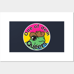 Pride Frog with a cowboy hat- Pansexual Posters and Art